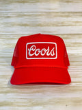 Coors Rectangle Hat Red