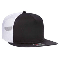 Black Hat White Mesh Otto SnapBack