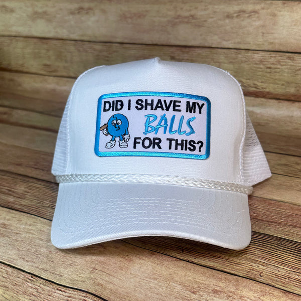 Did I shave my balls for this BourbonBackHatCo