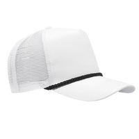 White Hat Black Rope Trucker