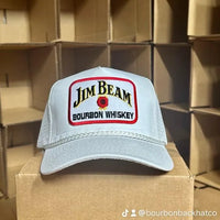 Jim Beam Hat White