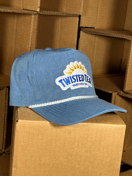 Twisted Tea Hat (sky white color)