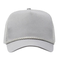 Grey Rope Snapback