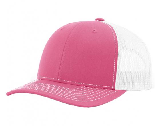 Hot Pink/White Richardson 112 SnapBack