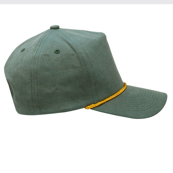 Moss/Gold Rope Snapback – BourbonBackHatCo