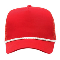 Red/White Rope Snapback